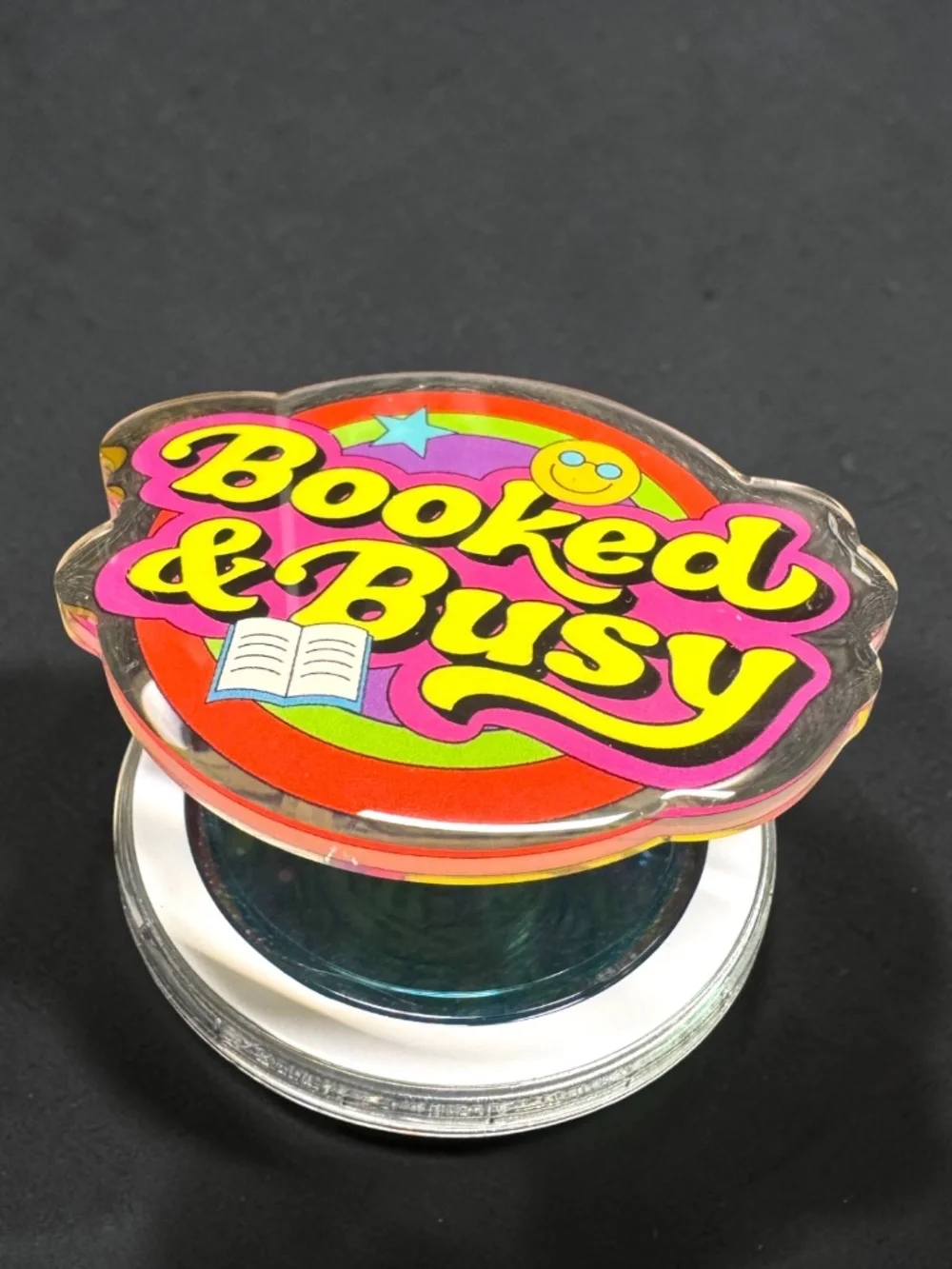 NWT Booked & Busy Kindle Grip Magnetic E-Reader Holder